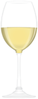 White Wine Glass PNG Transparent Clipart