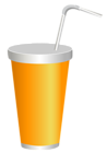 Yellow Plastic Drink Cup PNG Clipart Image