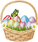 Beautiful Easter Basket Clipart Image