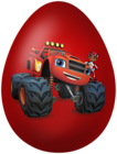 Blaze and the Monster Machines Easter Egg Clipart Image