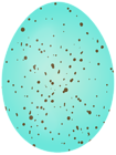 Blue Easter Quail Egg PNG Transparent Clipart