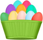 Bow with Easter Eggs PNG Clipart