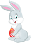 Cute Easter Bunny PNG Transparent Clipart