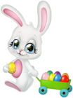 Cute Easter Bunny Transparent Clip Art Image