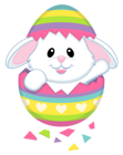 Cute Easter Bunny Transparent PNG Clipart