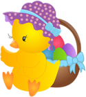 Cute Easter Chicken PNG Clip Art Image