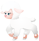 Cute Lamb Transparent PNG Clip Art Image
