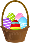Decorative Easter Basket PNG Clipart