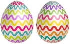 Decorative Easter Eggs Clipart Image