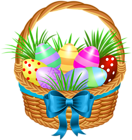 Easter Basket Clip Art PNG Image