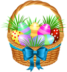 Easter Eggs in Basket Transparent PNG Clip Art Image​  Gallery  Yopriceville - High-Quality Free Images and Transparent PNG Clipart