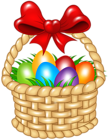 Easter Basket Transparent PNG Clip Art Image
