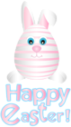 Easter Bunny Egg Pink Transparent PNG Clip Art