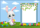 Easter Bunny Kids Transparent Frame