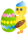 Easter Chicken Painting Egg PNG Clip Art Image