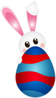 Easter Cute Egg Bunny Clip Art Image