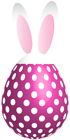 Easter Dotted Bunny Egg Pink Transparent PNG Clip Art