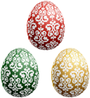 Easter Egg Deco Set Clipart Image