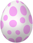 Easter Egg Pink Spots PNG Clipart