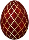 Easter Egg Red Gold Transparent Image