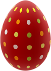 Easter Egg Red PNG Clip Art Image