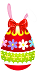The page with this image: Easter Egg Red PNG Transparent Clipart,is on this link