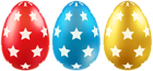 Easter Eggs Set Transparent Image