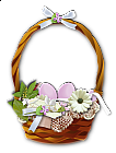 Easter Flower Basket Clipart