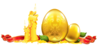 Easter Golden Decoration PNG Clipart