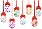 Easter Hanging Eggs Transparent PNG Clip Art Image