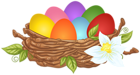 Easter Eggs in Basket PNG Transparent Clipart​  Gallery Yopriceville -  High-Quality Free Images and Transparent PNG Clipart