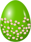 Easter Spring Egg Green Clip Art Image