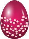 Easter Spring Egg Pink Clip Art Image