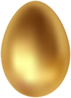 Gold Easter Egg Transparent PNG Clipart