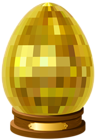 Golden Eeaster Egg Statue Transparent PNG Clip Art Image