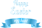 Happy Easter Egg Hunt Transparent PNG Clip Art