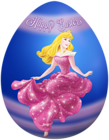 Kids Easter Egg Princess Aurora PNG Clip Art Image