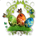 Nice Easter Eggs Decoration Clipart