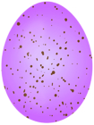 Purple Easter Quail Egg PNG Transparent Clipart