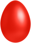 Red Easter Egg Transparent PNG Clipart