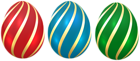 Set of Easter Eggs Transparent Image