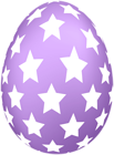 Starry Easter Egg Violet PNG Clipart