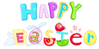 Transparent Happy Easter PNG Clipart Picture