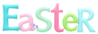 Transparent text Easter PNG Clipart