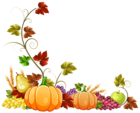 Autumn Pumpkin Decoration Clipart PNG Image