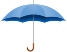 Blue Open Umbrella PNG Clipart Image