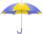 Blue Yellow Umbrella PNG Transparent Clipart