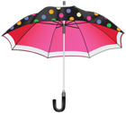 Dotted Umbrella PNG Clipart Image