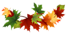 Fall Transparent Leaves Clipart