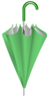 Green Closed Umbrella PNG Clipart Image